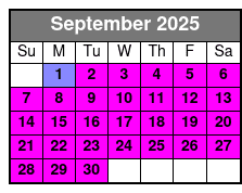 Busch Gardens Tampa September Schedule