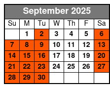 Walking Tour Along the San Antonio Riverwalk And Around Downtown September Schedule