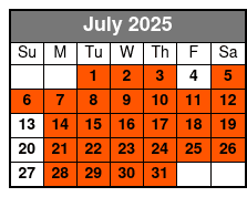 Legends In Concert Silver Seating July Schedule